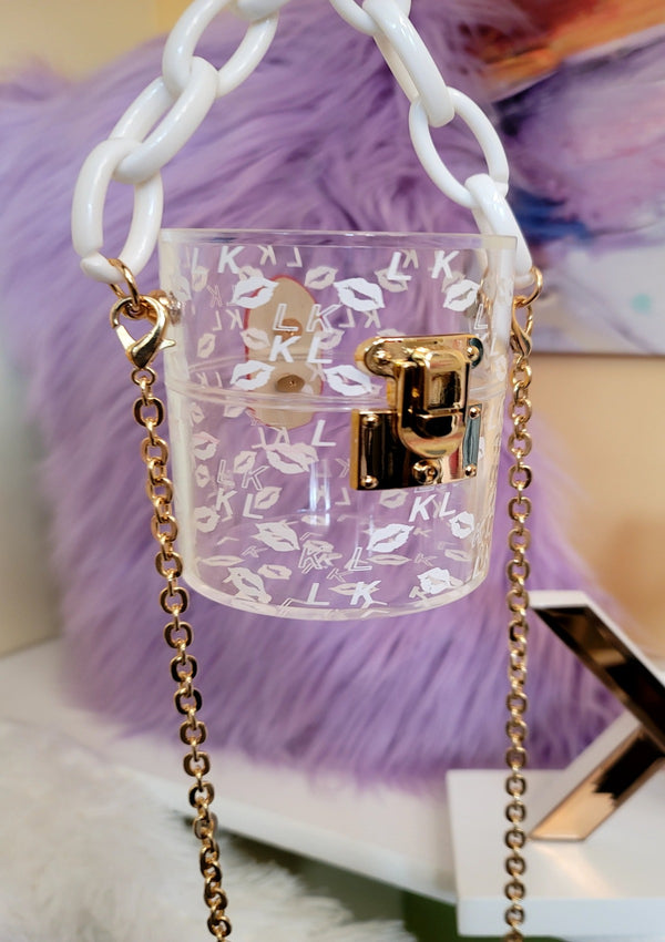 Teaser Mini Clear Chain Bag - GlamLusH Boutique 