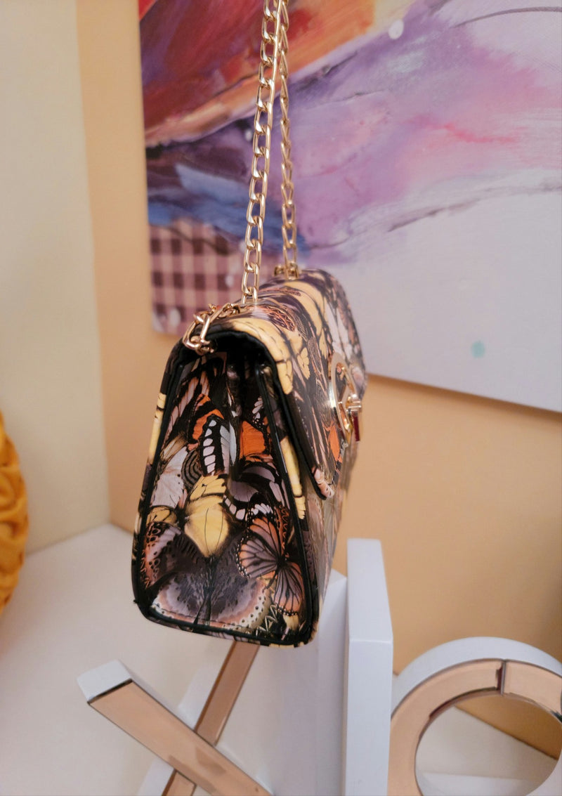 Butterfly Print Crossbody Bag - GlamLusH Boutique 