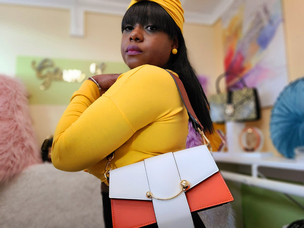 Jasmin Colorblock Shoulder Bag - GlamLusH Boutique 