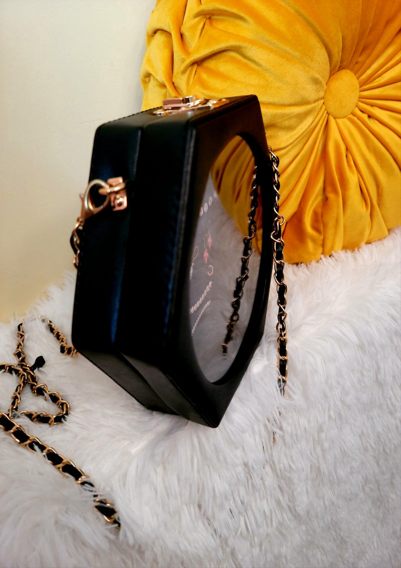 Polygon Jewelry Shoulder Bag - GlamLusH Boutique 