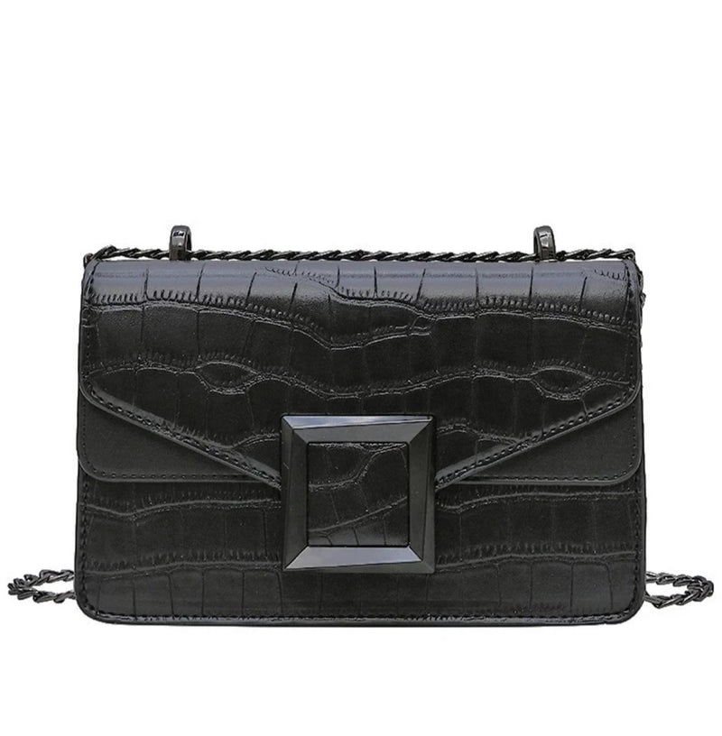 Stone Pattern PU Leather Crossbody Bag - GlamLusH Boutique 