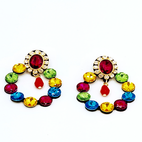 Multi color Earrings - GlamLusH Boutique 