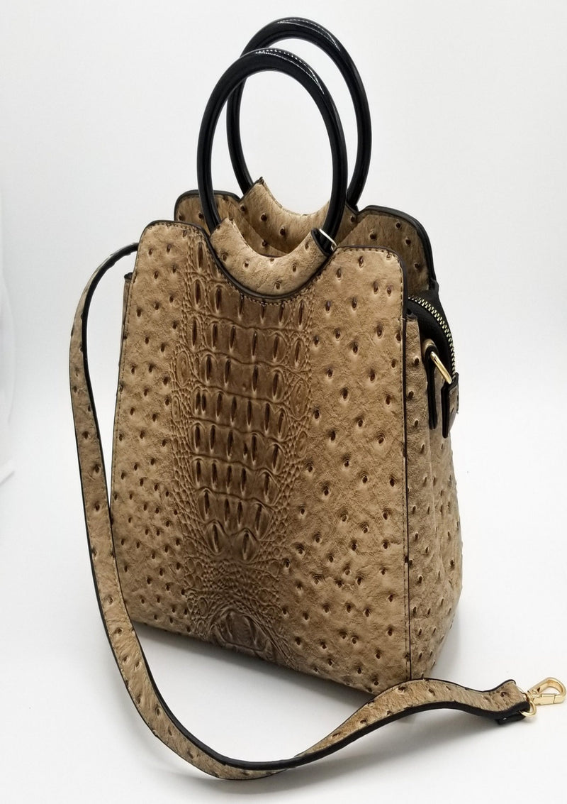 Bossy Life Faux Leather Shoulder Bag - GlamLusH Boutique 