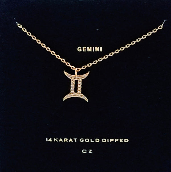 Gemini Charm Necklace - GlamLusH Boutique 