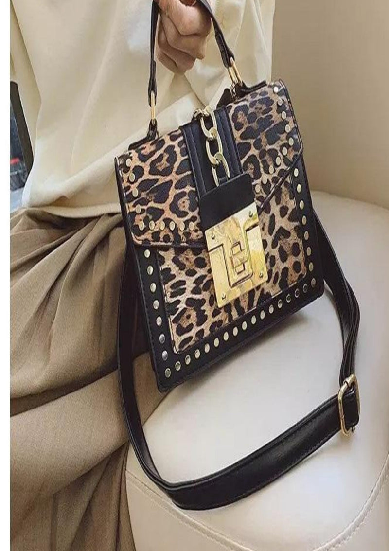 Can I talk to You Leopard Shoulder Bag - GlamLusH Boutique 