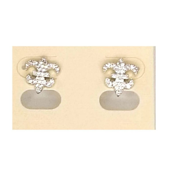 Chic Royal Inspired Rhinestone Stud Earrings - GlamLusH Boutique 